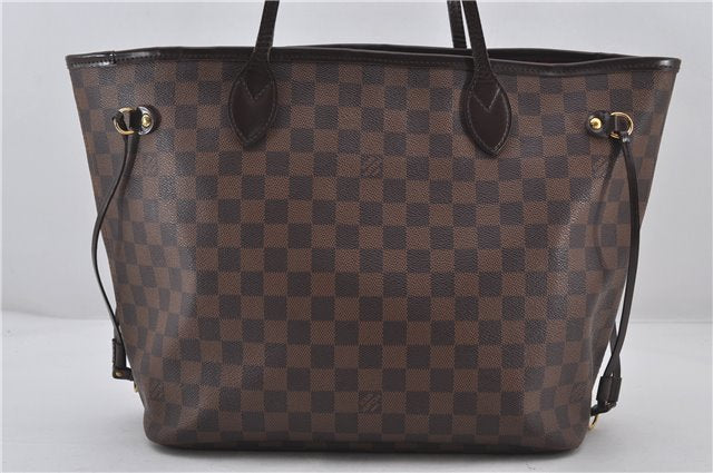 Authentic Louis Vuitton Damier Neverfull MM Shoulder Tote Bag N51105 LV 9484E