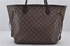 Authentic Louis Vuitton Damier Neverfull MM Shoulder Tote Bag N51105 LV 9484E