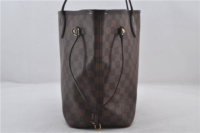 Authentic Louis Vuitton Damier Neverfull MM Shoulder Tote Bag N51105 LV 9484E