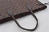 Authentic Louis Vuitton Damier Neverfull MM Shoulder Tote Bag N51105 LV 9484E