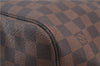 Authentic Louis Vuitton Damier Neverfull MM Shoulder Tote Bag N51105 LV 9484E
