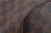 Authentic Louis Vuitton Damier Neverfull MM Shoulder Tote Bag N51105 LV 9484E