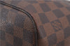 Authentic Louis Vuitton Damier Neverfull MM Shoulder Tote Bag N51105 LV 9484E