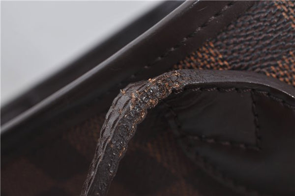 Authentic Louis Vuitton Damier Neverfull MM Shoulder Tote Bag N51105 LV 9484E