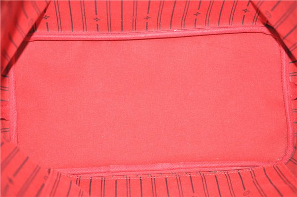 Authentic Louis Vuitton Damier Neverfull MM Shoulder Tote Bag N51105 LV 9484E