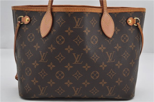 Authentic Louis Vuitton Monogram Neverfull PM Tote Bag Pink M41245 LV 9499E