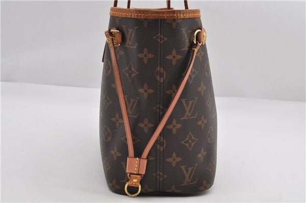 Authentic Louis Vuitton Monogram Neverfull PM Tote Bag Pink M41245 LV 9499E