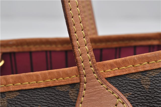 Authentic Louis Vuitton Monogram Neverfull PM Tote Bag Pink M41245 LV 9499E