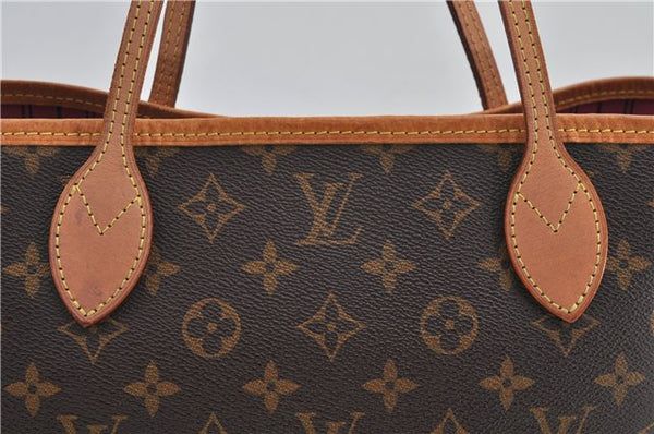 Authentic Louis Vuitton Monogram Neverfull PM Tote Bag Pink M41245 LV 9499E