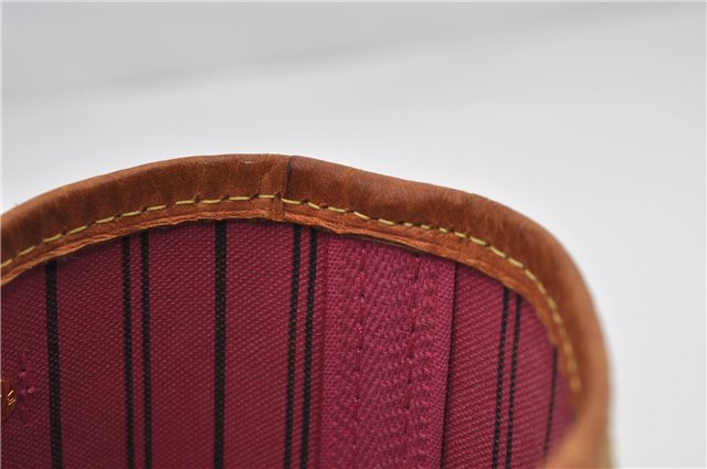 Authentic Louis Vuitton Monogram Neverfull PM Tote Bag Pink M41245 LV 9499E