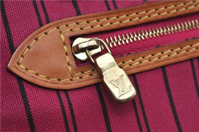 Authentic Louis Vuitton Monogram Neverfull PM Tote Bag Pink M41245 LV 9499E