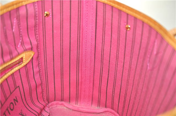 Authentic Louis Vuitton Monogram Neverfull PM Tote Bag Pink M41245 LV 9499E