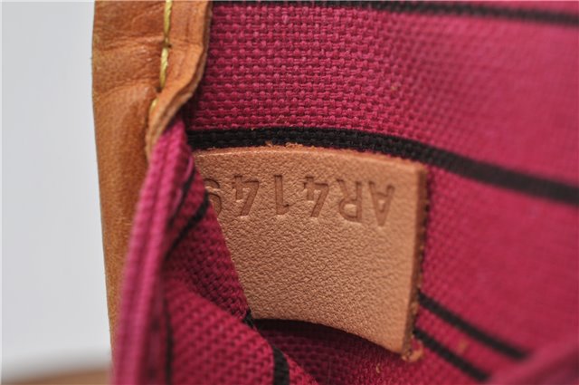 Authentic Louis Vuitton Monogram Neverfull PM Tote Bag Pink M41245 LV 9499E