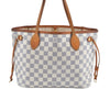 Authentic Louis Vuitton Damier Azur Neverfull PM Tote Bag N51110 LV 9510G