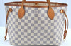 Authentic Louis Vuitton Damier Azur Neverfull PM Tote Bag N51110 LV 9510G