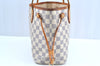 Authentic Louis Vuitton Damier Azur Neverfull PM Tote Bag N51110 LV 9510G