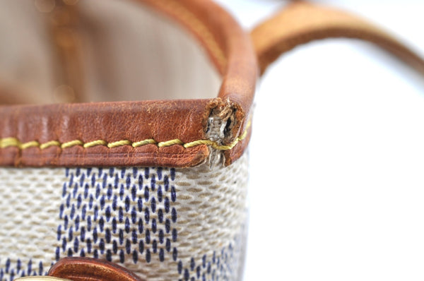 Authentic Louis Vuitton Damier Azur Neverfull PM Tote Bag N51110 LV 9510G