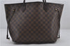Authentic Louis Vuitton Damier Neverfull MM Shoulder Tote Bag N51105 LV 9531E