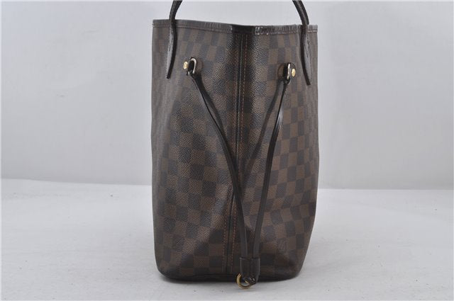 Authentic Louis Vuitton Damier Neverfull MM Shoulder Tote Bag N51105 LV 9531E