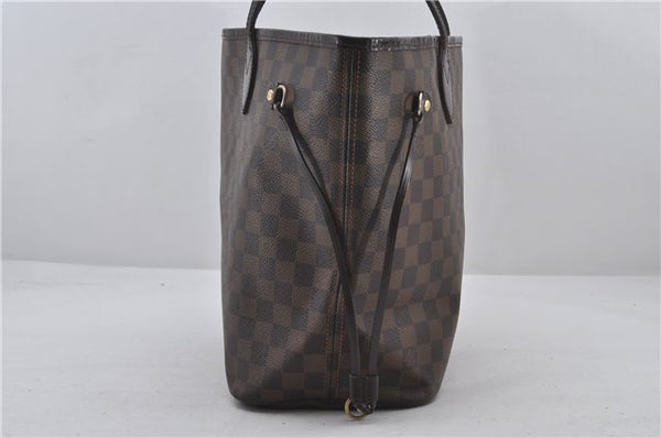 Authentic Louis Vuitton Damier Neverfull MM Shoulder Tote Bag N51105 LV 9531E