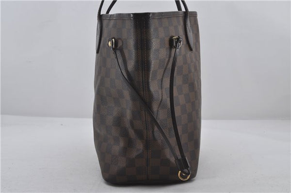 Authentic Louis Vuitton Damier Neverfull MM Shoulder Tote Bag N51105 LV 9531E