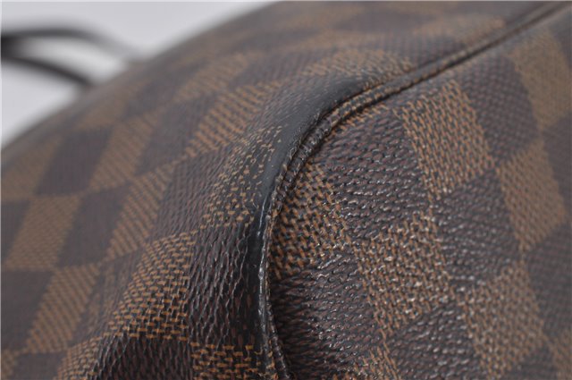 Authentic Louis Vuitton Damier Neverfull MM Shoulder Tote Bag N51105 LV 9531E