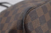 Authentic Louis Vuitton Damier Neverfull MM Shoulder Tote Bag N51105 LV 9531E