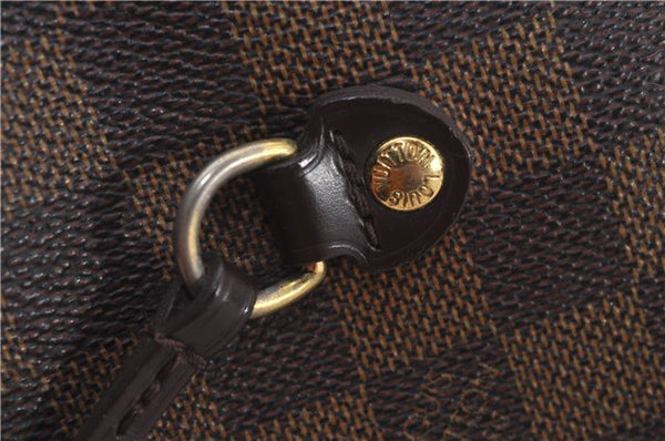Authentic Louis Vuitton Damier Neverfull MM Shoulder Tote Bag N51105 LV 9531E