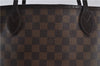 Authentic Louis Vuitton Damier Neverfull MM Shoulder Tote Bag N51105 LV 9531E