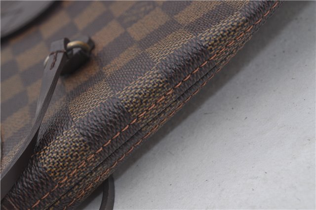 Authentic Louis Vuitton Damier Neverfull MM Shoulder Tote Bag N51105 LV 9531E