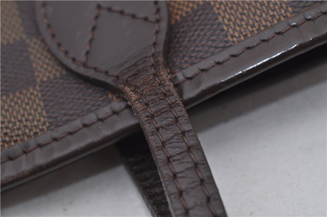 Authentic Louis Vuitton Damier Neverfull MM Shoulder Tote Bag N51105 LV 9531E