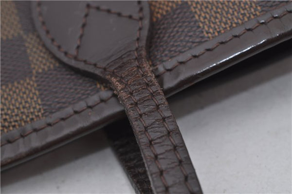 Authentic Louis Vuitton Damier Neverfull MM Shoulder Tote Bag N51105 LV 9531E