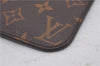 Authentic Louis Vuitton Monogram Neverfull Pouch Purse Clutch Bag Pink LV 9618E