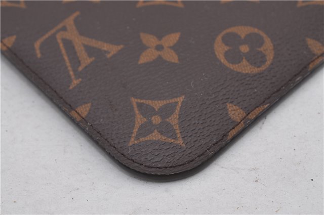 Authentic Louis Vuitton Monogram Neverfull Pouch Purse Clutch Bag Pink LV 9618E