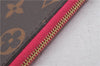 Authentic Louis Vuitton Monogram Neverfull Pouch Purse Clutch Bag Pink LV 9618E