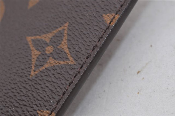 Authentic Louis Vuitton Monogram Neverfull Pouch Purse Clutch Bag Pink LV 9618E