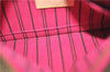 Authentic Louis Vuitton Monogram Neverfull Pouch Purse Clutch Bag Pink LV 9618E
