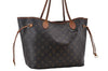 Authentic Louis Vuitton Monogram Neverfull MM Tote Bag M40156 LV 9680D