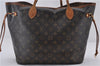 Authentic Louis Vuitton Monogram Neverfull MM Tote Bag M40156 LV 9680D