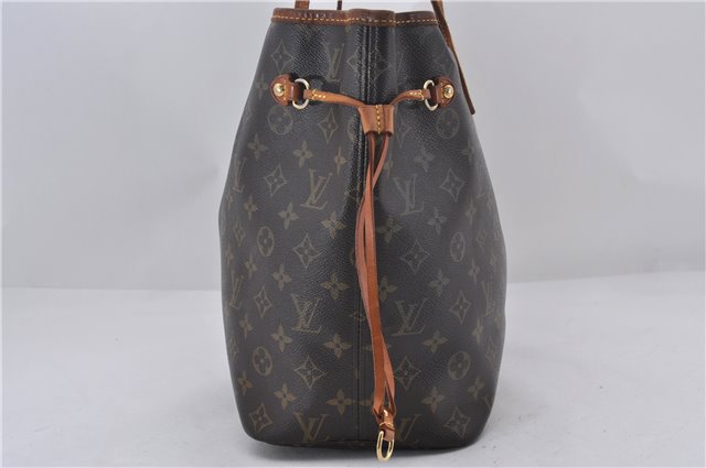 Authentic Louis Vuitton Monogram Neverfull MM Tote Bag M40156 LV 9680D