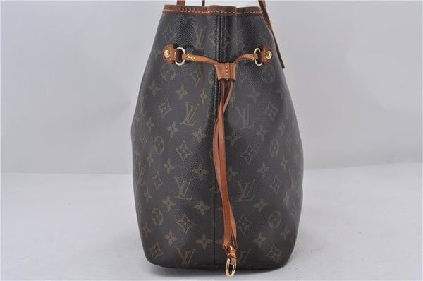 Authentic Louis Vuitton Monogram Neverfull MM Tote Bag M40156 LV 9680D