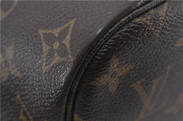 Authentic Louis Vuitton Monogram Neverfull MM Tote Bag M40156 LV 9680D