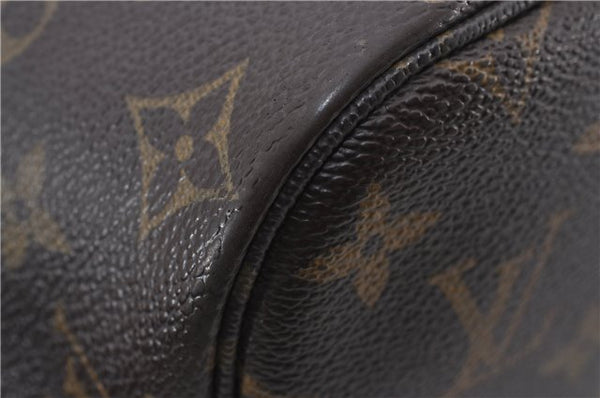Authentic Louis Vuitton Monogram Neverfull MM Tote Bag M40156 LV 9680D