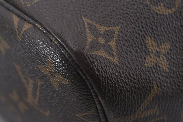 Authentic Louis Vuitton Monogram Neverfull MM Tote Bag M40156 LV 9680D