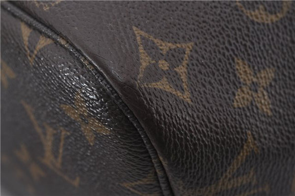 Authentic Louis Vuitton Monogram Neverfull MM Tote Bag M40156 LV 9680D
