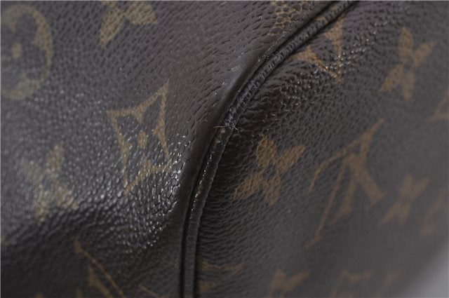 Authentic Louis Vuitton Monogram Neverfull MM Tote Bag M40156 LV 9680D