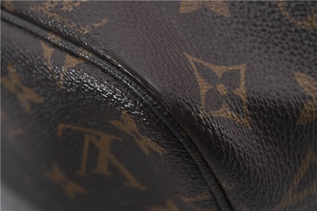 Authentic Louis Vuitton Monogram Neverfull MM Tote Bag M40156 LV 9680D