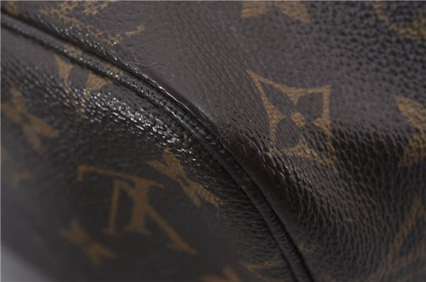 Authentic Louis Vuitton Monogram Neverfull MM Tote Bag M40156 LV 9680D