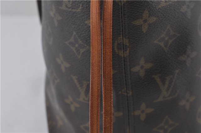 Authentic Louis Vuitton Monogram Neverfull MM Tote Bag M40156 LV 9680D