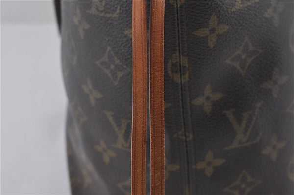 Authentic Louis Vuitton Monogram Neverfull MM Tote Bag M40156 LV 9680D